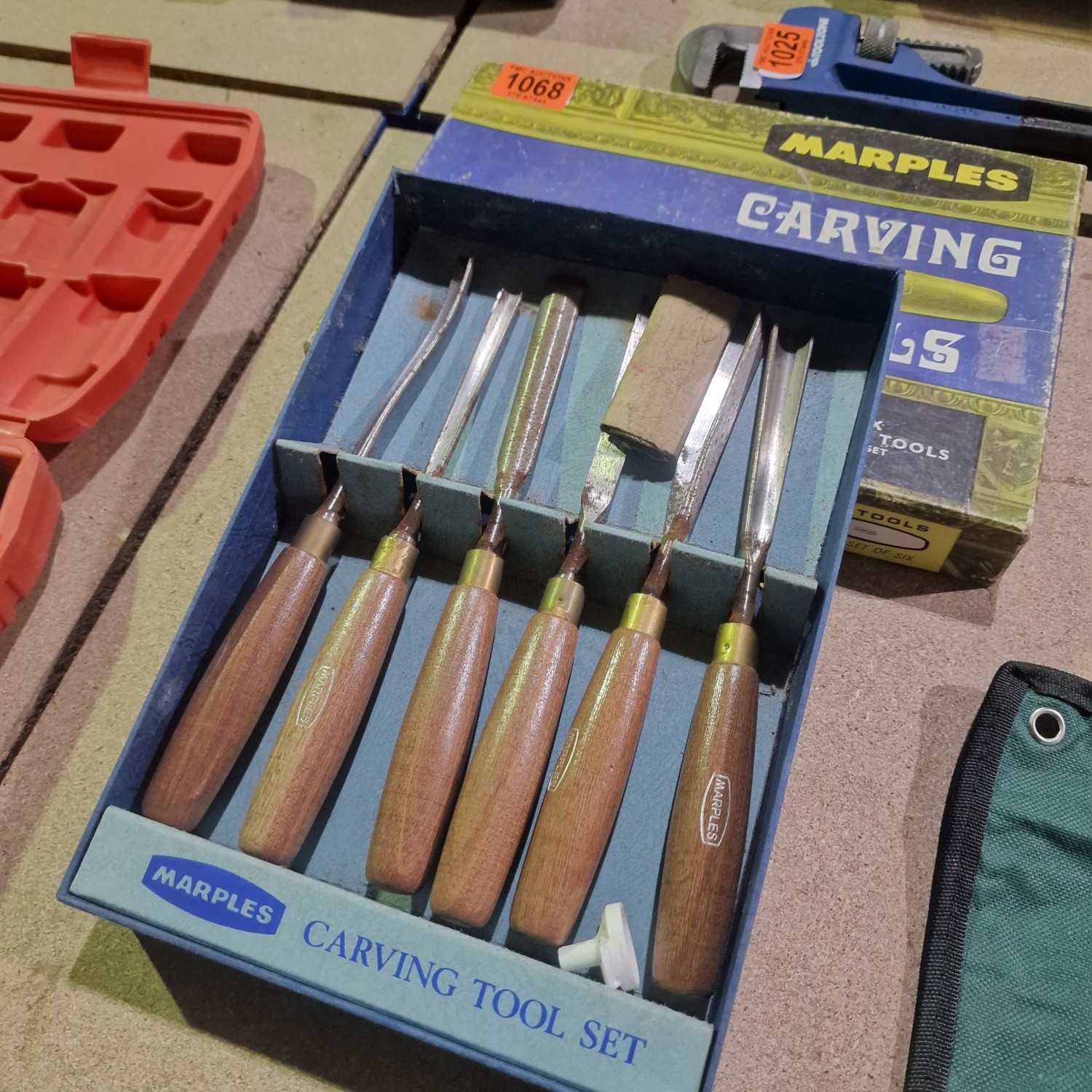 A Lot Of Carving Chisels