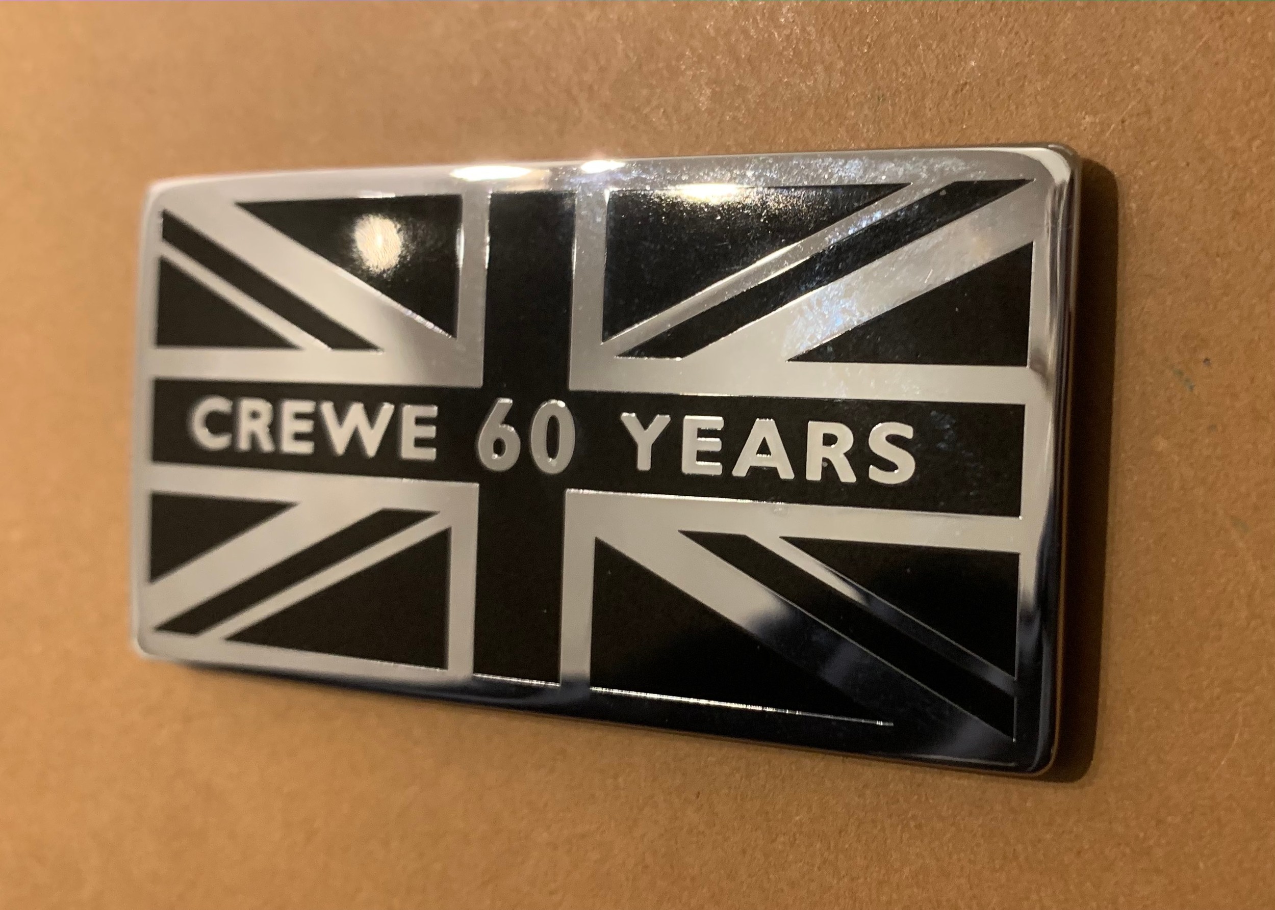 Door Badge Off Bentley Continental GT Arnage Diamond Series 60 Years At 