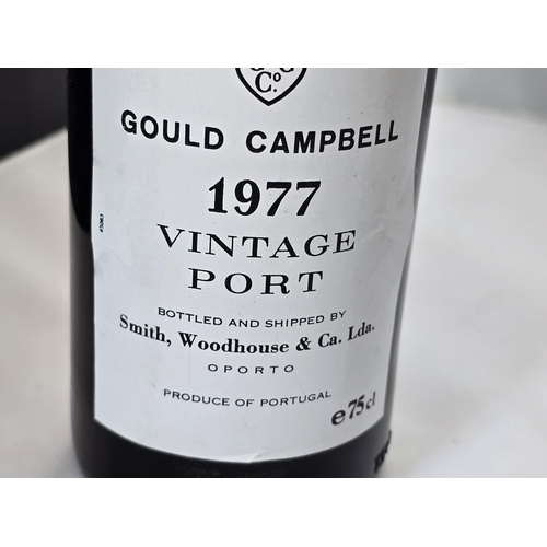 132 - Vintage Port. 1977 Gould Campbell. Excellent year. One bottle, stored properly. Seal etc all intact,... 