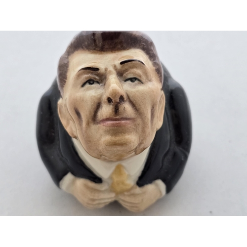 136 - Kevin Francis Ceramics Face-Pot - President Reagan, hand-modelled, hand-painted in Stoke-on-trent. T... 