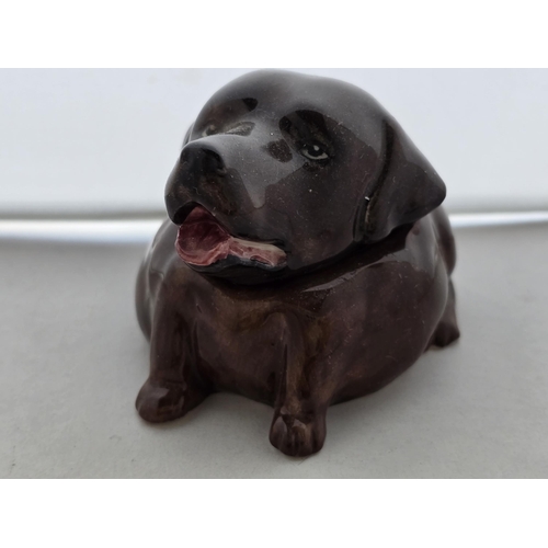 141 - Kevin Francis Ceramics Face-Pot - Brown Labrador dog, hand-modelled, hand-painted in Stoke-on Trent.... 