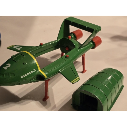 23 - Vintage Matchbox Thunderbird 2 die-cast model- 1992 , good condition. No thunderbird 4 in pod.
