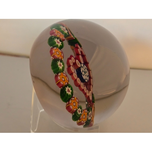 163 - Valentines Gift; Paul Ysart paperweight - 