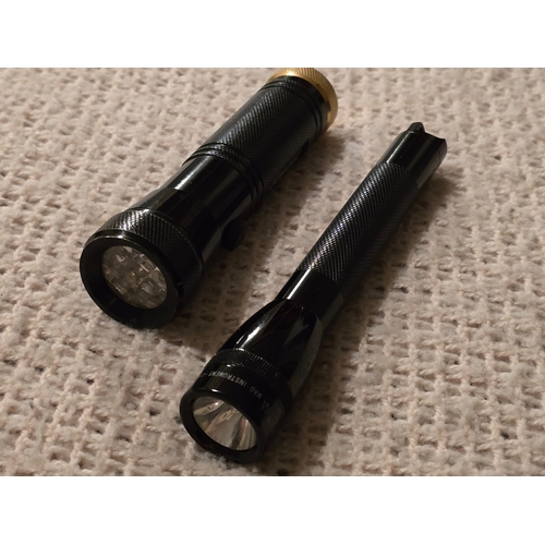 Torches: two small LED torches. Duracell - nice in hand, good action ...