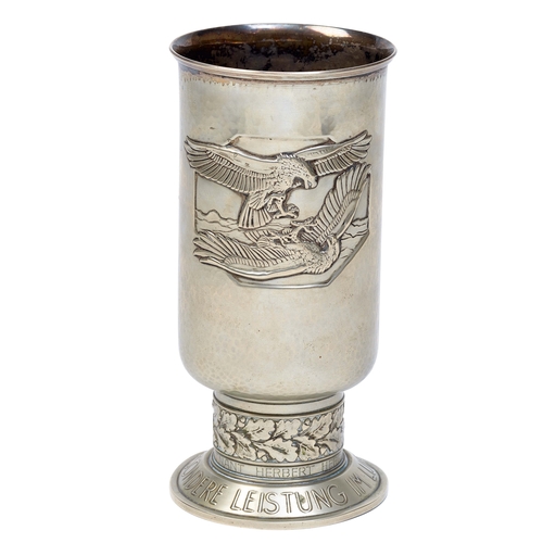 322 - German Third Reich. Luftwaffe WW2 Ehrenpokal Honour Goblet . A good scarce example, the base impress... 