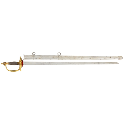 409 - Napoleonic War Period British 1796 Heavy Cavalry Officer’s Dress Sword.  A good example with double ... 