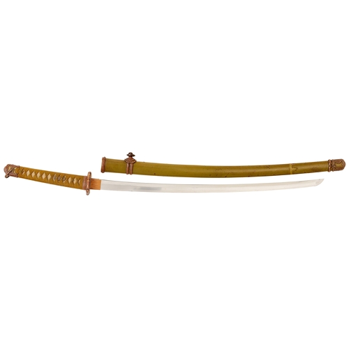 415 - WW2 Showa Period Japanese Army Officer’s Sword  A good quality clean example. The 26 inch long singl... 