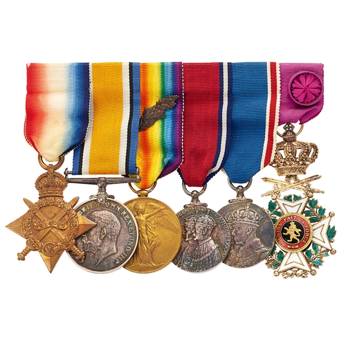 83 - WW1 Medals of the Earl of Donoughmore British Red Cross Society & Order of St. John of Jerusalem.  A... 