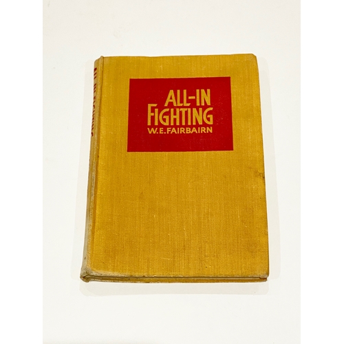 429 - WW2 ‘All-in Fighting’ Combat Fighting Book.  By Captain W.E. Fairbairn (of Fairbairn & Sykes fame). ... 