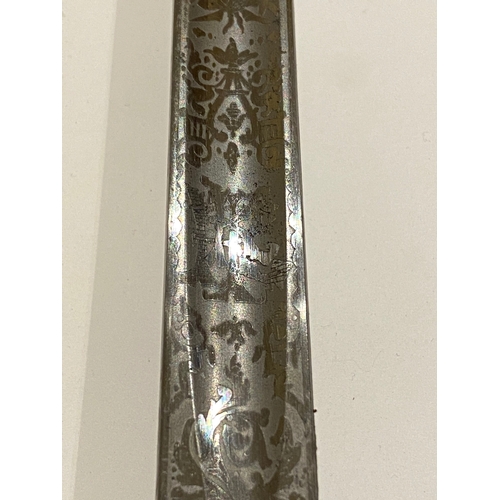 406 - Victorian 1st VB King’s Liverpool Regiment Officer’s Levee Rifle Pattern Sword.  A rare example of t... 