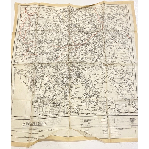 386 - WW2 RAF / Special Forces Silk Escape Maps of Europe.  These include: T2/T4 Iran. ... Abyssinia & Eri... 