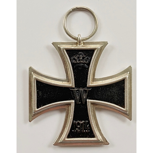 335 - WW1 Imperial German Iron Cross & Franco Prussian 1870 War Medal Pair.  This Iron Cross 2nd Class and... 