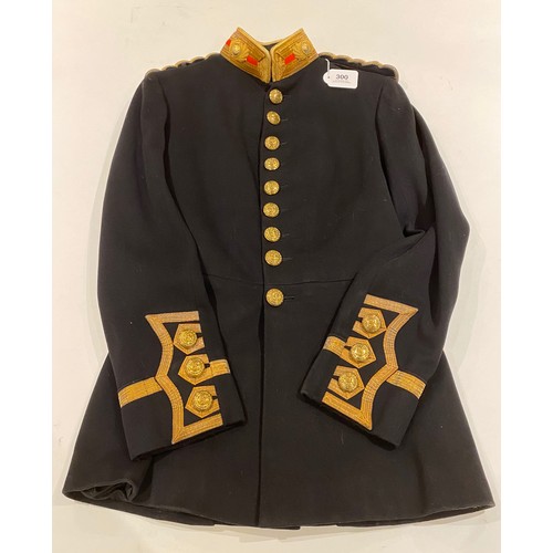 300 - Royal Marines Officer’s Full Dress Tunic, A good and rare inter war example, dated 1927, tailored by... 