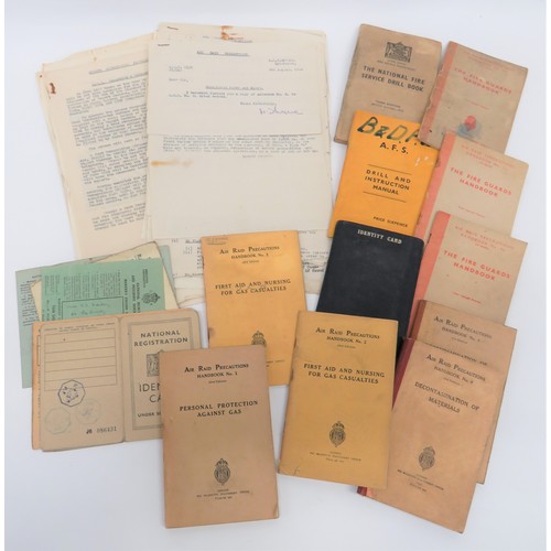 243 - Interesting Selection of ARP Paperwork and Booklets selection of paperwork relating to the ARP Offic... 