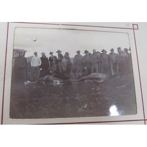 247 - Boer War Period Yeomanry Officer's Photo Album from the estate of E P M Robinson . Well illustrated ... 