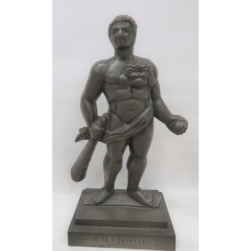 253 - Interesting Selection of Items To Explorer Lewis R Freeman consisting cast iron figure of Hercules, ... 