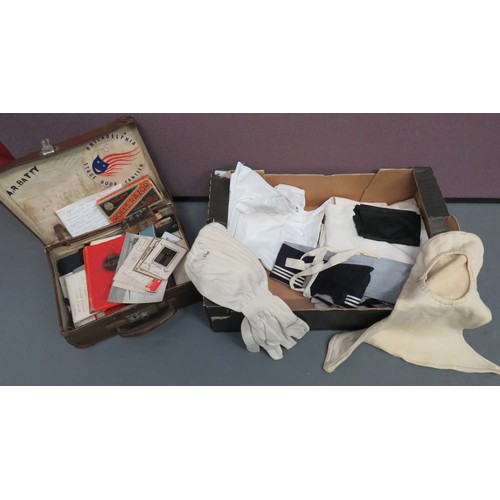 320 - Good Complete WW2 Sailor's Uniform and Ephemera all relating to A R Batty Able Seaman Torpedoman. In... 