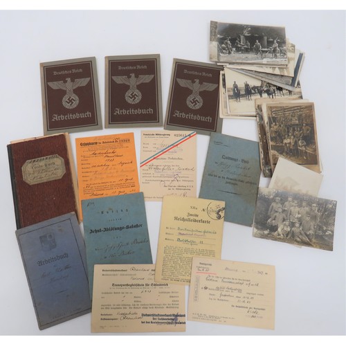 408 - Good Selection of Imperial German Postcards and Later Paperwork 30 x WW1 period postcards, mainly sh... 