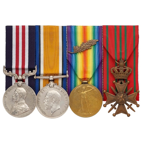 238 - WW1 8th Bn Leicestershire Regiment Military Medal Double Gallantry Medal Group of Four.Awarded to 20... 