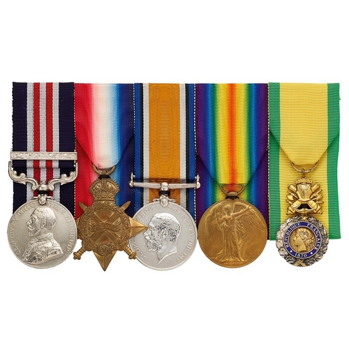 266 - WW1 6th Bn East Yorkshire Regiment MM & Bar Triple Gallantry Group of Five Medals. Awarded to Se... 