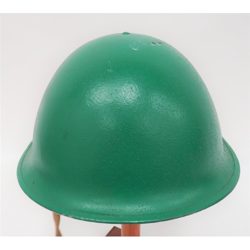 232 - D-Day Pattern Steel Turtle Helmet
green repainted external finish.  Black treated linen liner.  The ... 