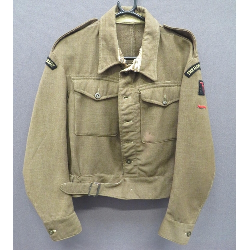 Hampshire Regiment 1944 Dated 1940 Pattern Battle Dress Jacket