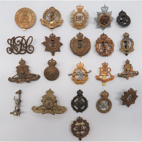 30 - Corps Cap Badges Including Officers
including bronzed, KC National Defence Company (blades) ... Blac... 