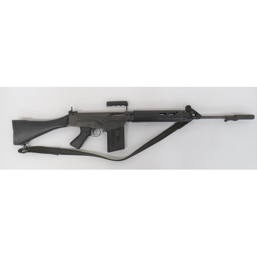 412 - Deactivated LIAI Commonwealth Self Loading Rifle
7.62 mm, 24 1/2 inch, blackened barrel with flash h... 