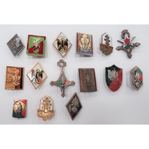 101 - French Breast Badges Including Foreign Legion
gilt, silvered and enamel examples including 13th Demi... 