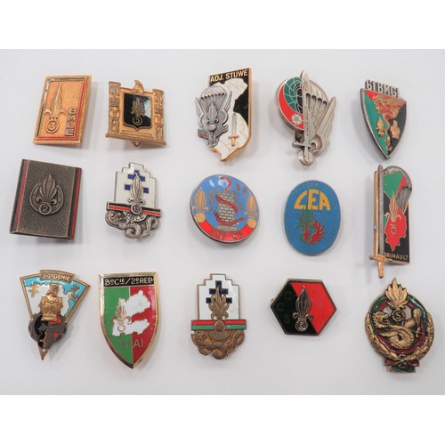 103 - French Breast Badges Including Foreign Legion
gilt, silvered and enamel examples including 5th Infan... 