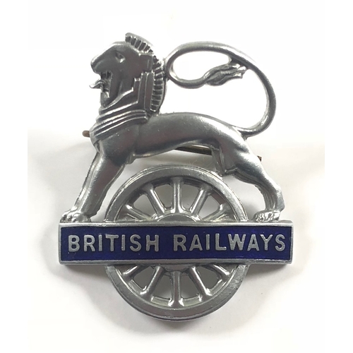 143 - British Railways Eastern Region Cap Badge
A white metal and enamel example complete with loop fittin... 