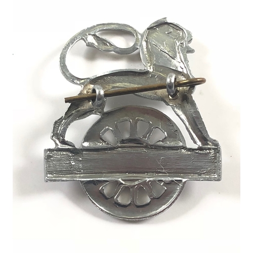 143 - British Railways Eastern Region Cap Badge
A white metal and enamel example complete with loop fittin... 