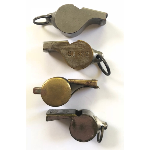 153 - Railway Company Issue Whistles.
Three example of the Acme Thunderer pattern stamped 