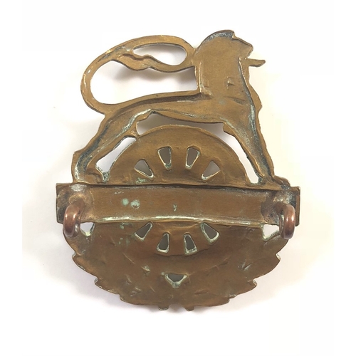 164 - British Railways British Road Services Brass Cap BadgeThis example retaining loop fittings.... 