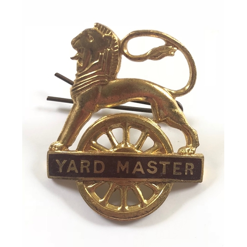 166 - British Railways Western Region Yard Master Cap Badge
Complete with loops.