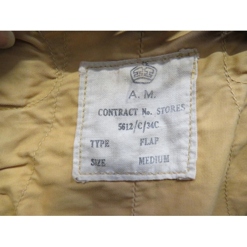 108 - RAF 1941 Pattern Yellow Mae West
yellow drill material vest.  Tan canvas light pocket on the right s... 