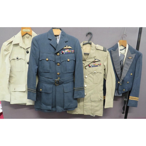 126 - RAF Uniforms of Flight Lieutenant Maxwell Nicholas Sparks AFC Operation Jericho Pilot. The RAF cold ... 