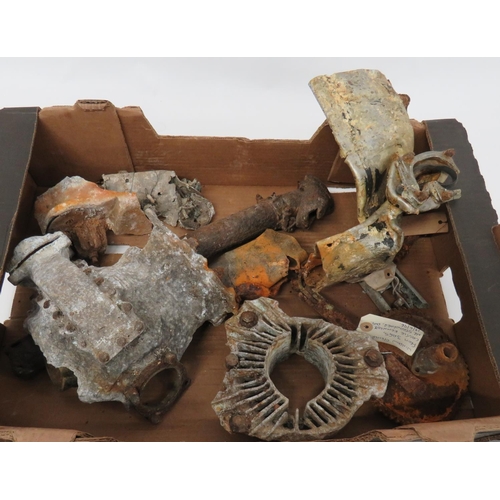 133 - Excavated Aircraft Items
selection of engine and other parts from Wellington bomber 