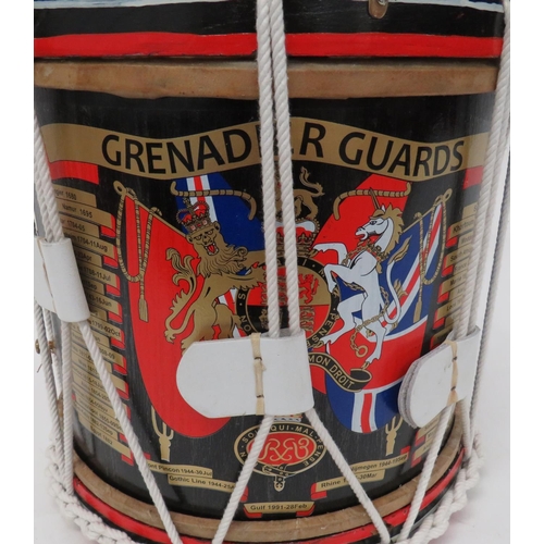 218 - Modern Grenadier Guards Display Drum
wooden bodied drum with QC Grenadier Guard transfer badge, comp... 