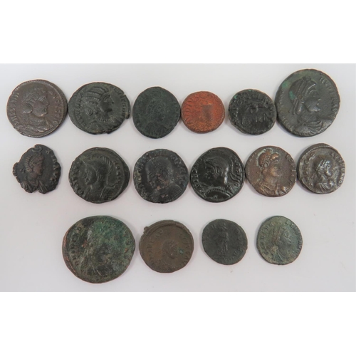 284 - Selection of Roman Coins
including Claudius - AD 41-54 ... Crispus - AD 117 - 126 ... ... 