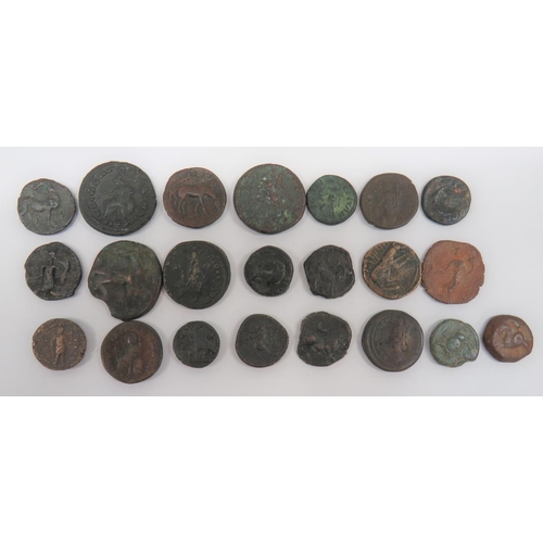 288 - Quantity of Various Coins Including Roman
including selection of early Spanish coins ... Geta -... 