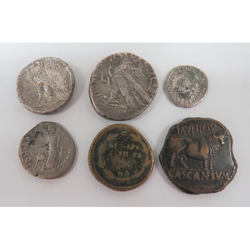 293 - Selection of Various Coins Including Silver Examples
including Trajan - AD 98-117 ... Ptol... 