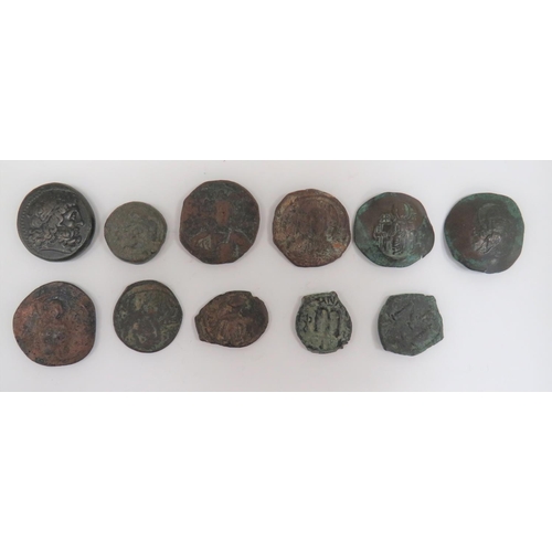 300 - Selection of Various Ancient Coins
including Ptolemy II - Philandelphos - 285-246 BC ... C... 