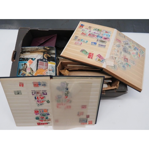 309 - Quantity of Various Stamp Albums
consisting four various albums with a good selection of old and mod... 