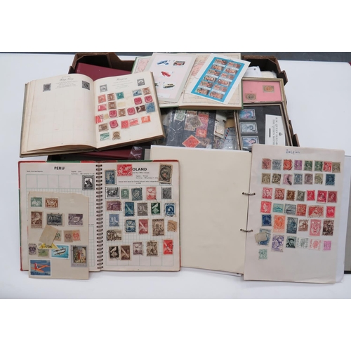 321 - Large Collection of Loose Stamps
including unused block examples ... Used and unused stamps.  S... 