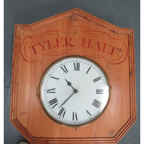 339 - Modern Made Antique Style Railway Wall Clock 