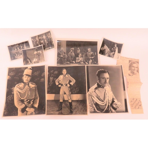 418 - Harry Welchman British 1930's Actor Signed Original Photographs. An interesting selection consisting... 