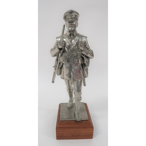 242 - WW1 East Kent Regiment The Buffs Charles C Stadden Military Figure.Depicting a British soldier in ma... 