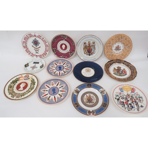 357 - Royalty & Commemorative China Plates.
A good selection of commemorative china plates celebrating... 