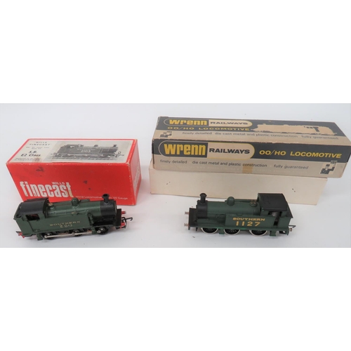 463 - Two Boxed Steam Trains
consisting Wrenn Railways steam engine Southern 1127 in green livery ... Will... 